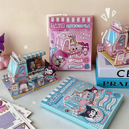 Set Armable Cafeteria Diy Kuromi Y My Melody Sanrio