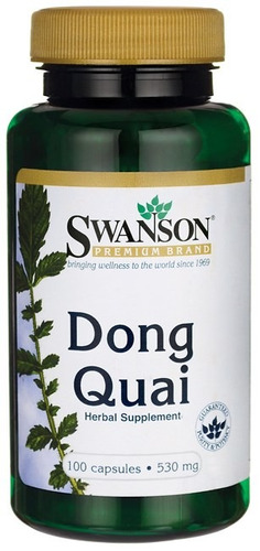 Dong Quai,energizante Femenino,natural,swanson,530mg,100 Cap