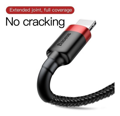 Cable Usb-a A Lightning Reforzado Carga Rápida 3 Metros
