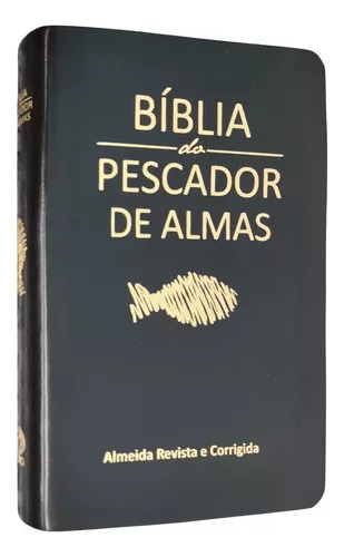 Bíblia Do Pescador De Almas Média Luxo Preta. Cpad-sp