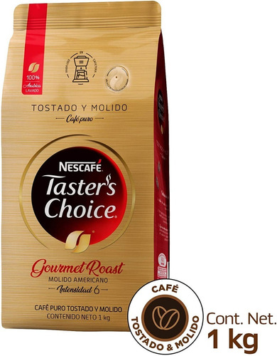 Nescafe Taster's Choice 1kg Gourmet Roast (molido Americano)