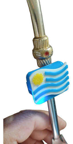Luz Para Mate Para Cebar Bandera Uruguay Personalizado