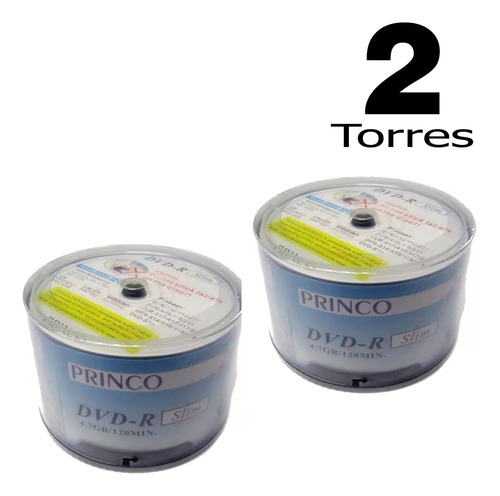 Dvd Virgen Princo 24x Slim Torre 60unds