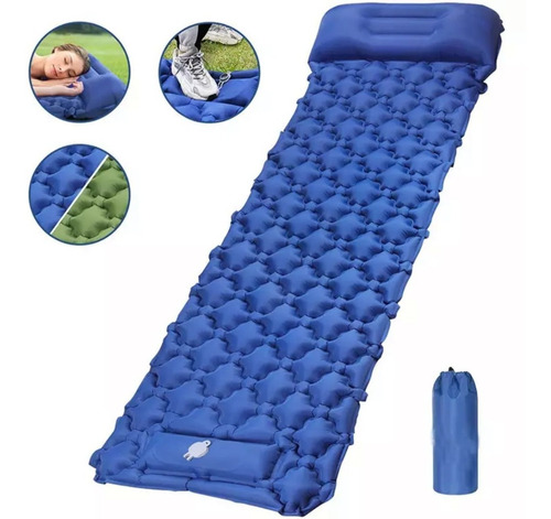 Colchoneta Inflable Plegable Outdoor Camping Trekking 