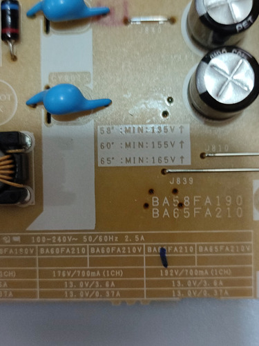 Fuente Samsung Un65cu7000f (Usado)