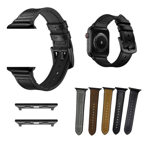 Pulsos Bandas Compatibles Iwatch 38 - 40 - 41 Mm Cuero