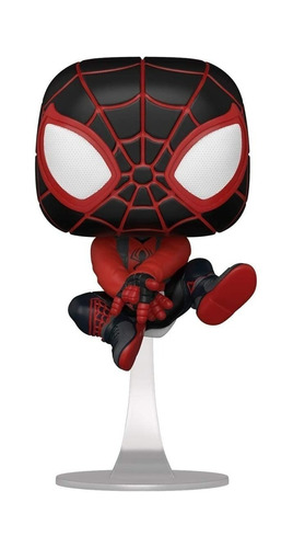 Imagen 1 de 2 de Figura de acción Marvel Miles Morales bodega cat suit Spider-Man Gamerverse 50152 de Funko Pop!