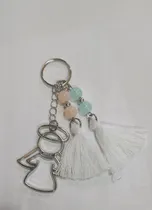 Comprar Souvenir Comunión.  10 Llaveros Dije Angel 
