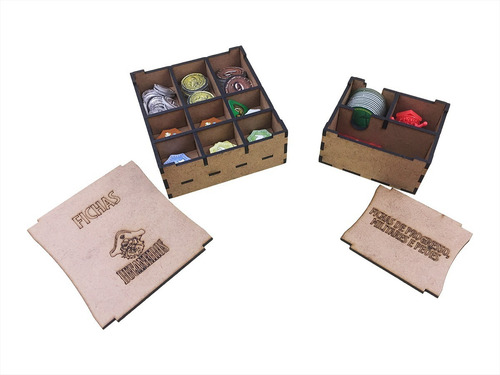 Organizador (insert) Para 7 Wonders Duel (mdf)