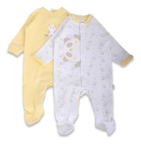 Pack 2 Pzas Enterito Baby Unisex Multicolor Pillin