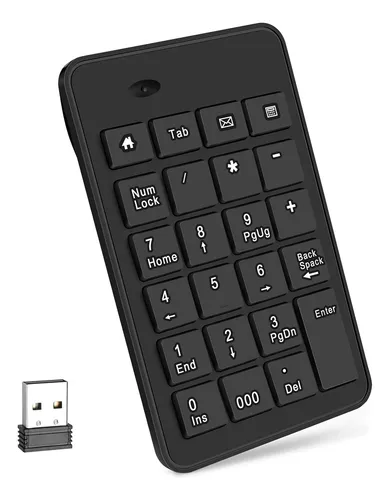 Teclado de numeros inalambrico hotsell