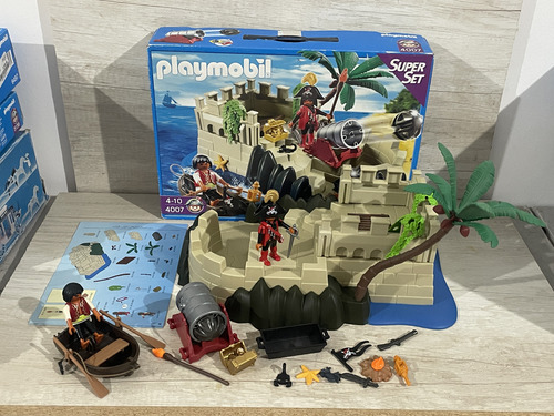 Playmobil Set 4007 Fuerte Pirata Corsarios (Usado)