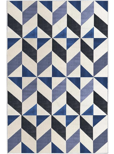 Tapete Para Sala Lyre Azul 2,00x3,00 São Carlos