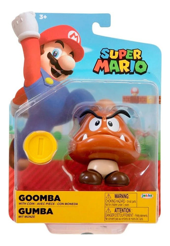 Figura Goomba - Super Mario - Jakks