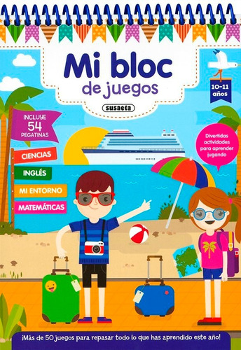Mi Bloc De Juego 10-11 Aãâ±os, De Susaeta, Equipo. Editorial Susaeta En Español
