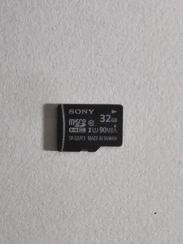 Micro Sd Sony 32 Gb. Clase 10 , 90 Mb /s