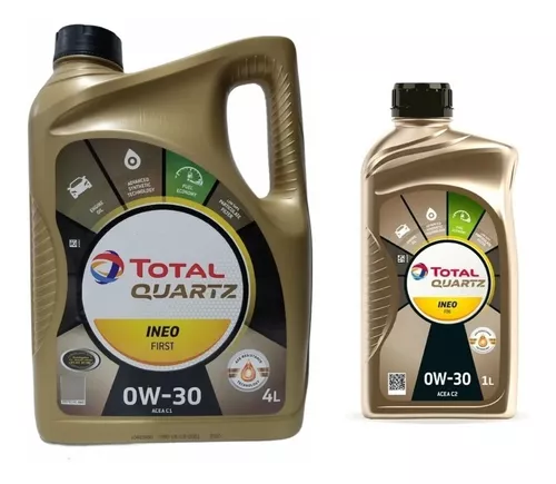 Aceite Total Quartz Ineo First 0w30 Sintético X 5 Litros