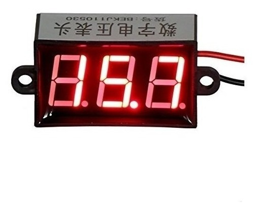 Smakn Rojo 056 2 Cables Impermeable Led Display Digital Dc 4