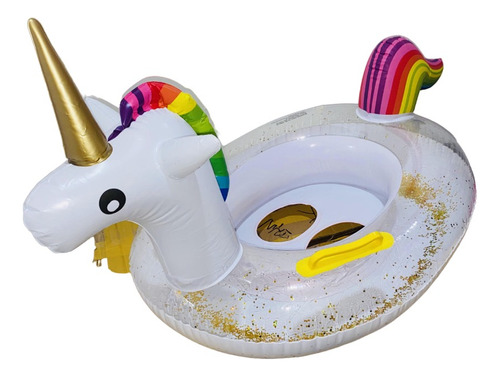 Flotador Salvavidas Para Bebes Unicornio Inflable 