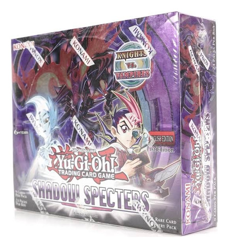 Yugioh Tcg Shadow Specters Booster Box Display Inglés