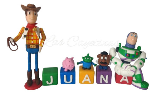 Adorno Torta Toy Story, Buzz,woody,jessy, Sr Cara De Papa