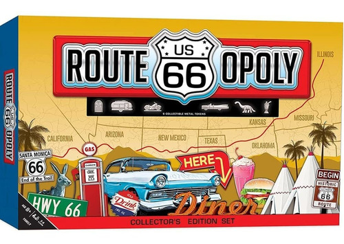 Ruta 66 Opoly Juego De Mesa