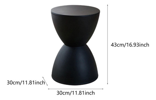 Taburete De Pie Otomano Estable Cómodo Elegante Negro