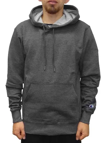 Hoodie champion gris clearance