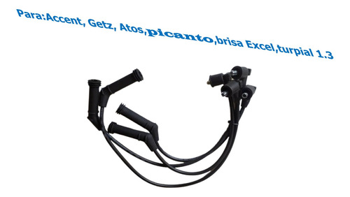 Cables Bujía Para: Accent/ Getz 1.3 1.5/ Kia /picanto /atos