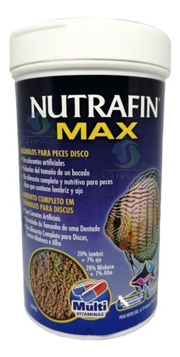 Alimento Para Peces Disco Nutrafin Max 175gr