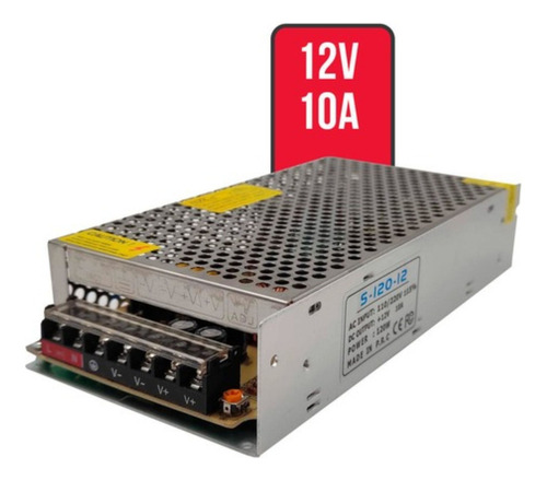 Fonte Chaveada Cftv Conversora Camera Dvr Som Eletrônicos