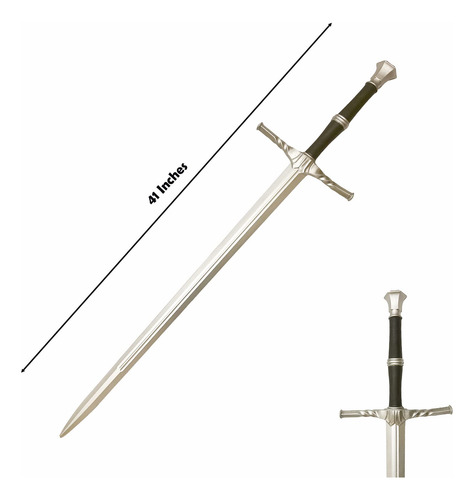 Espada Larga De Caza De Brujo De Espuma 104 Cm Para Cosplay