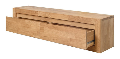 Imagen 5 de 10 de Mueble Tv 100% Madera Maciza De Roble Ref: Maciza11