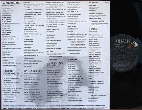 Alcione - Fruto E Raiz - Lp Año 1986 - Brasil