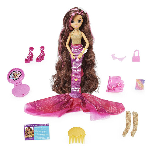 Boneca Moderna Mermaid High Searra Deluxe Com Acessórios 10.