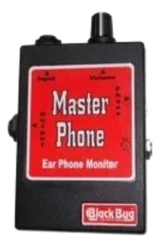 Amplificador De Fone De Ouvido Mp (master Phone) Black Bug