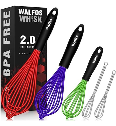 Juego De 5 Batidores De Silicona, Batidor De 7911 Pulgadas C