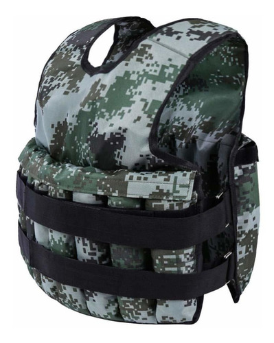 Camouflage Vest Weight | 44lbs Adjustable Exercise For