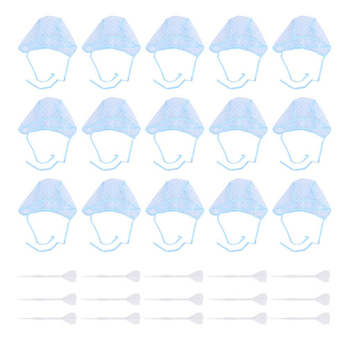 Kit De 30 Tapas De Resaltado Gorra De Tinte Azul Color