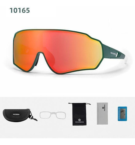Gafas de ciclismo polarizadas Rockbros con clip para lentes graduadas