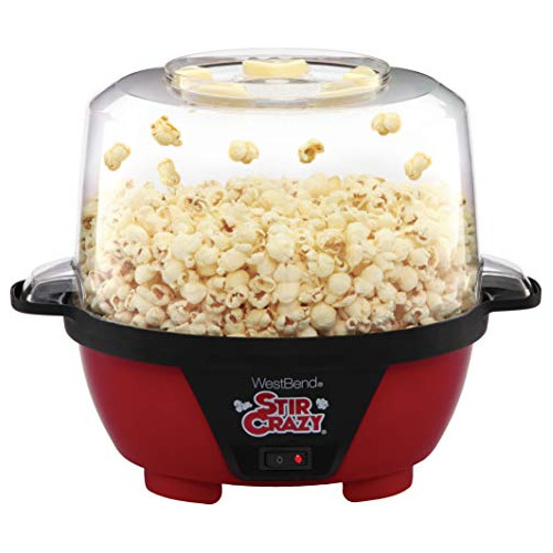 Popcorn Popper Machine West Bend Stir Crazy No.82505 6-quart