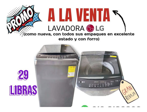 Lavadora LG 2023