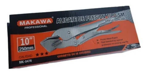 Alicate Caiman Boca De Pato Punta Plana 10 Makawa Mk-0476