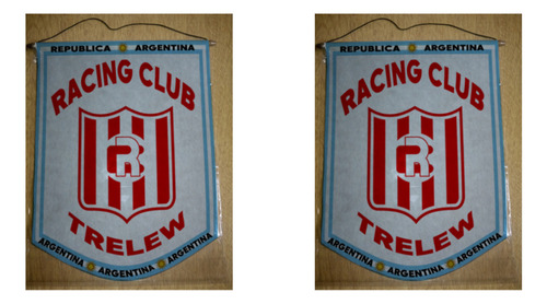 Banderin Chico 13cm Racing Club Trelew