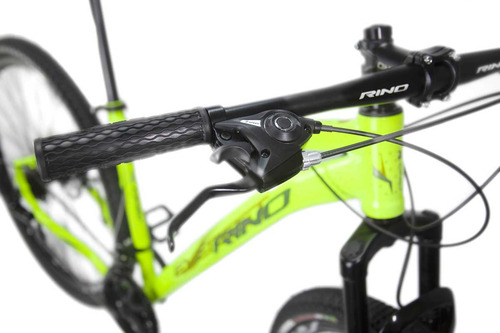 Bicicleta Rino Everest Aro 29 Freio Disk Cambios Shimano 24v Cor Amarelo Neon