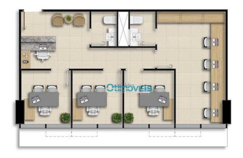 Imagem 18 de 24 de Sala À Venda, 41 M² Por R$ 692.589,41 - Alto Da Glória - Curitiba/pr - Sa0163