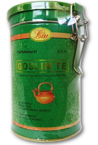 Goslim Tea ( Green Tea ) Liu Tarro 30 Tizana Te Verde Goslim