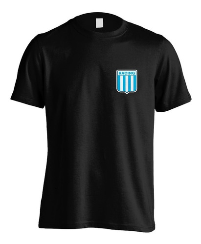 Remera De Racing Club / Escudo / Sigla Todos Los Talles 4xl