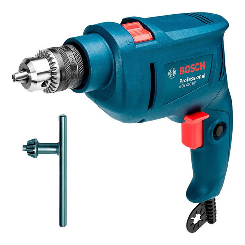 Taladro Percutor Bosch 450w Gsb 450 Re 10mm Vel Variable
