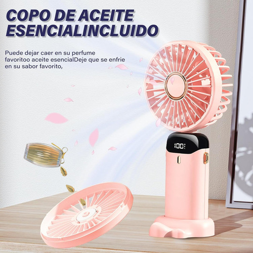 Mini Ventilador/fan Portátil Usb Recargable 5 Velocidad